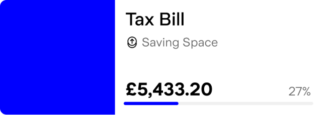A Saving Space for a tax bill