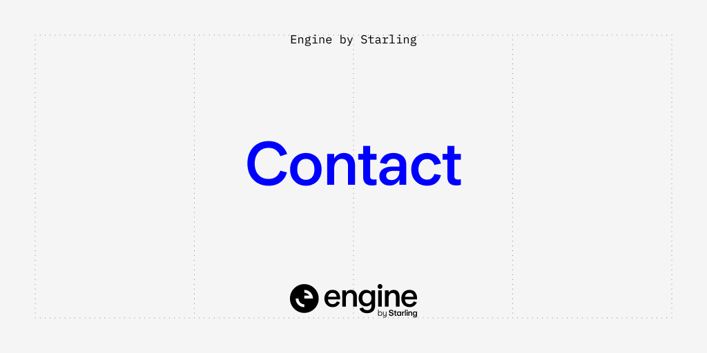 Contact the team Engine by Starling